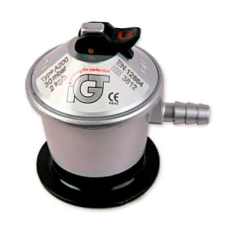 Regulador gas domestico 30g homologado para bombona de butano