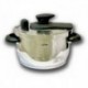 Olla a presión 6 litros INOX Lacor Suprem (Recetario PDF de regalo)