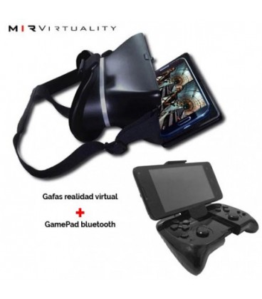 Gamepad Android / PC Game Cover Plus Negro