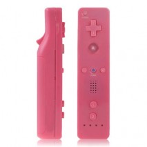 Mando remoto rosa para Wii
