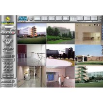 Software IP Docuremote de 9 camaras sobre 9