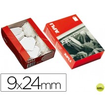 ETIQUETAS COLGANTES 384 9 X 24 MM -CAJA DE 1000