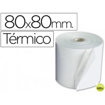 ROLLO SUMADORA TERMICO Q-CONNECT 80 MM ANCHO X 80 MM DIAMETRO