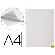 HOJA ALBUM LIDERPAPEL AUTOADHESIVA BLANCA