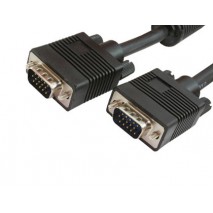 CABLE SVGA MEDIARANGE DE MONITOR LONGITUD 5 MT DE ALTA CALIDAD COLOR NEGRO