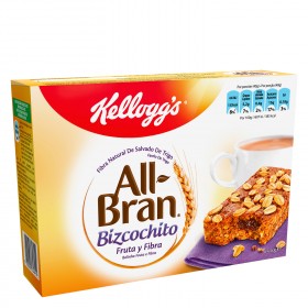 Bizcochito fruta y fibra: Bizcochito de trigo y avena rico en fibra con pasas sultanas