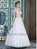Robe de mariage avec de la broderie.