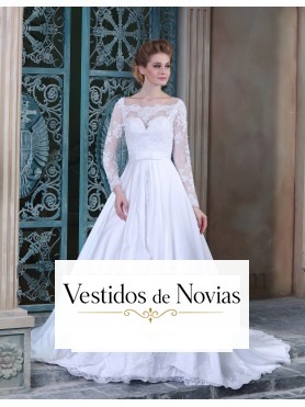Vestido nupcial de estilo princesa