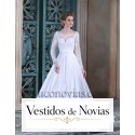 Vestido nupcial de estilo princesa