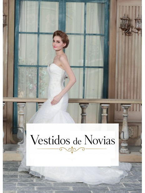 Vestido nupcial estilo sirena