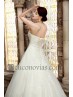 Bridal gown with embroidery
