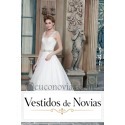Vestido de noiva com cinto com contas