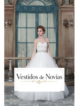 Vestido de novia escote corazón