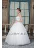 Wedding dress heart shaped neckline