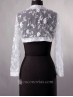 Chaqueta de encaje para novia manga larga