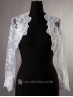 Chaqueta de encaje para novia con manga larga