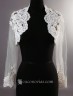 Chaqueta de encaje para novia con manga larga