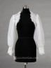 Chaqueta para novia de encaje con manga larga y ancha con puño de encaje