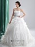 Gala estilo do vestido de casamento.