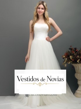 Traje de novia estilo princesa.