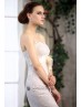 Vestido de novia de encaje.