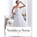 Vestido de novia de organza