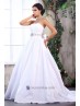 Vestido de novia palabra de honor.