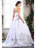 Vestido de novia palabra de honor.