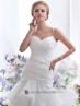 Vestido novia con tirantes.
