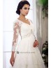 Vestido para novia de tul con pedrería