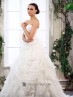 Vestido de novia escote corazón.