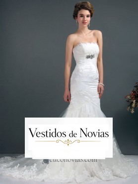 Vestido sirena vintage.