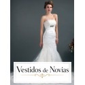 Vestido sirena vintage.