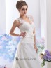 Vestido novia tirantes tul.