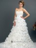 Vestido novia de línea A.
