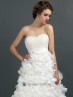 Vestido novia de línea A.