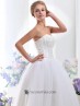 Vestido novia corset de pedrería.