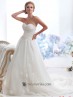 Vestido corte princesa con brillo.