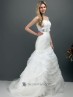 Vestido de novia con inspiración flamenca.