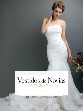 Vestido de novia sirena.
