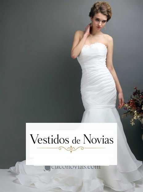 Vestido de novia sirena.