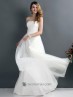 Vestido de novia con motivos florales