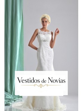 Vestido de novia estilo retro.