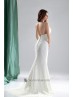 Sheath dress for bride.