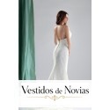 Vestido de tubo para novia.