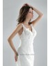Vestido de tubo para novia.