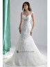 Vestido para novia escote de corazón.