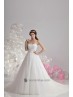 Vestido de novia tul y orgaza