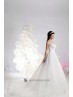 Vestido de novia tul y orgaza