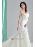 Vestido de novia ceñido  